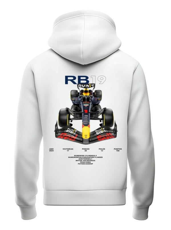 RB19 F1 PREMIUM PULLOVER HOODIE