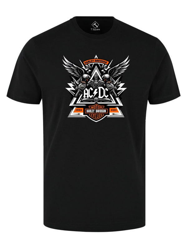 AC DC HARLEY DAVIDSONS Regular T-SHIRT