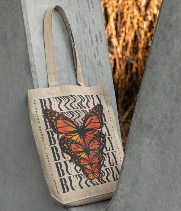AESTHETIC BUTTERFLY – TOTE BAG 15×16 inches