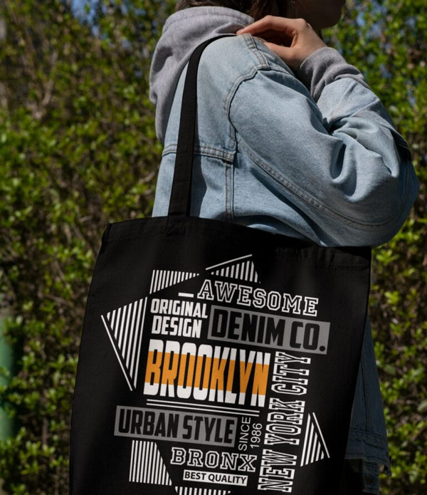 BROOKLYN – MEDIUM CANVAS BAG 14.5x15x4 inches