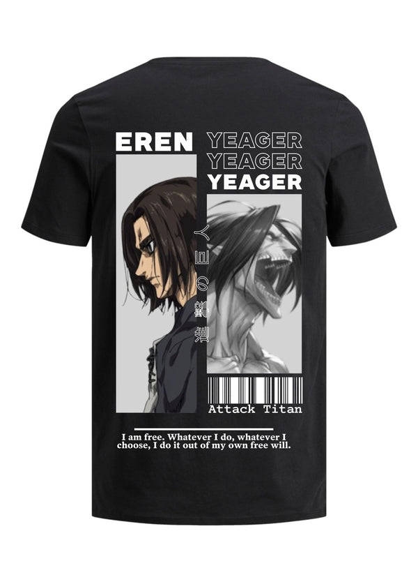 ANIME EREN YEAGER Premium T-SHIRT