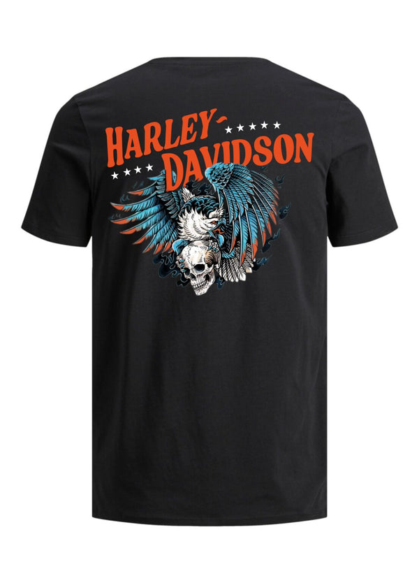 HARLEY DAVIDSONS EAGLE ON SKULL Premium T-SHIRT