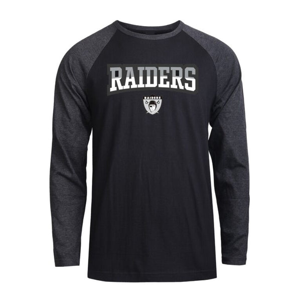 Raiders Logo Premium Raglan