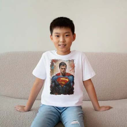 SUPERMAN SMG IMAGE Kids T-SHIRT
