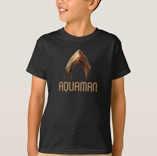Aquaman Metallic Symbol T-SHIRT
