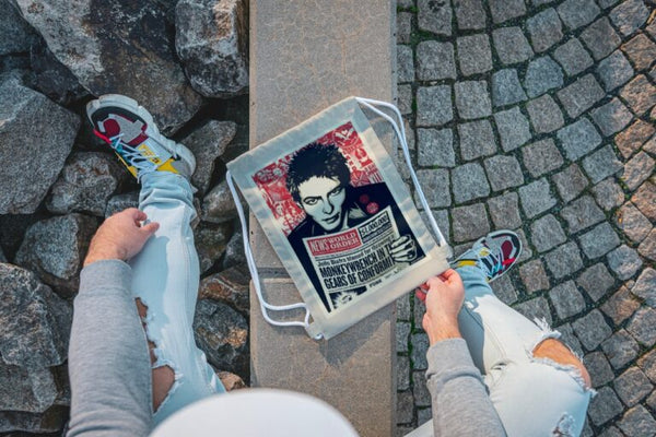 DRAW STRING BAG – JELLO BIAFRA – 13×18 inches