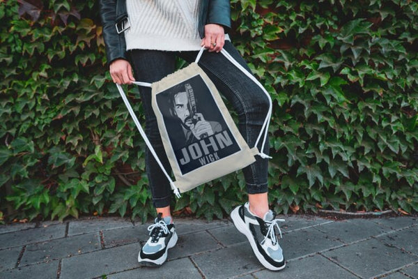 DRAW STRING BAG – JOHN WICK – 13×18 inches