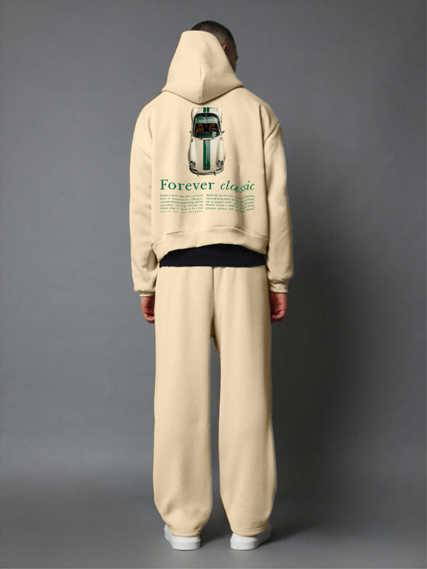 PORSCH CLASSIC FLEECE HOODIE WITH RELAXED BOOTCUT TROUSER OPTION