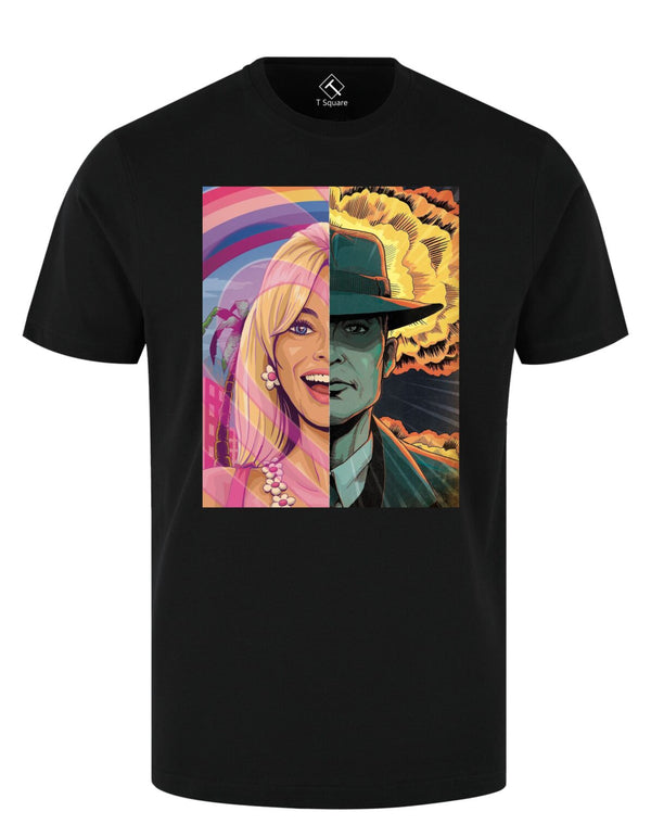 BARBIE X OPPENHEIMER Premium T-SHIRT
