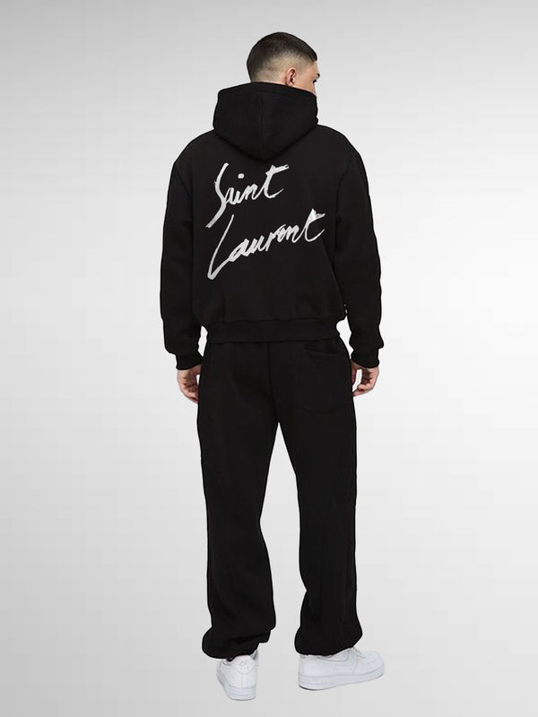 SL PARIS FLEECE HOODIE WITH RELAXED BOOTCUT TROUSER OPTION