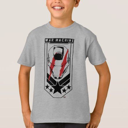 War Machine Icon Badge T-SHIRT